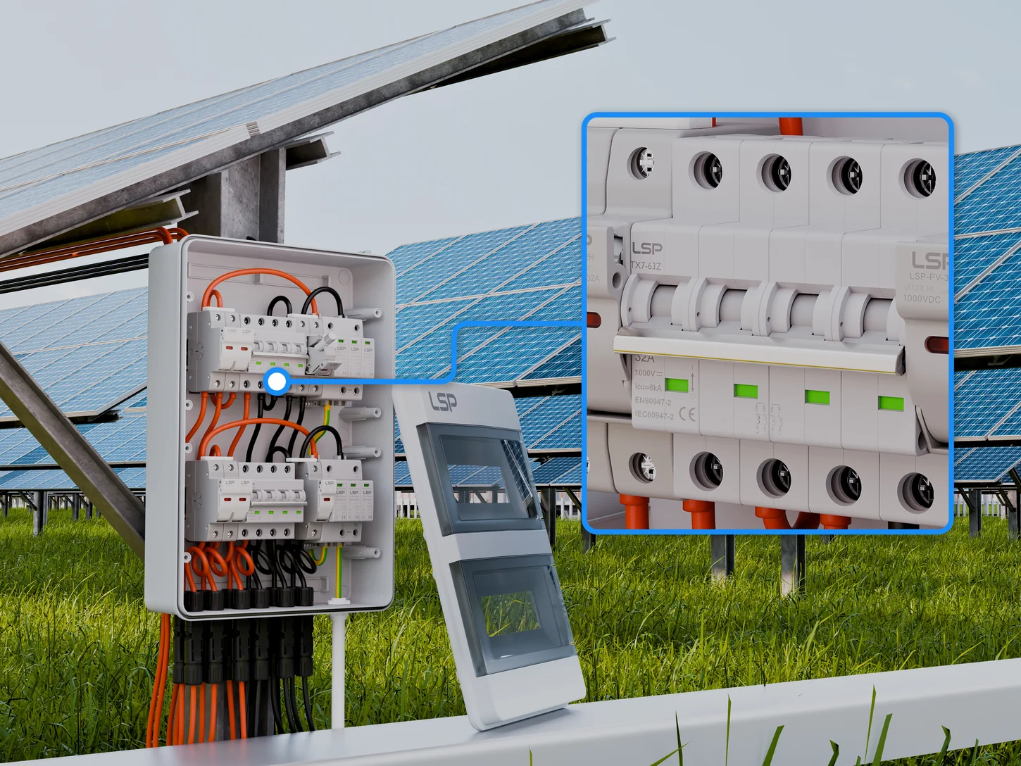 工業級太陽能電池板斷路器 MCB，提供可靠的 PV 保護