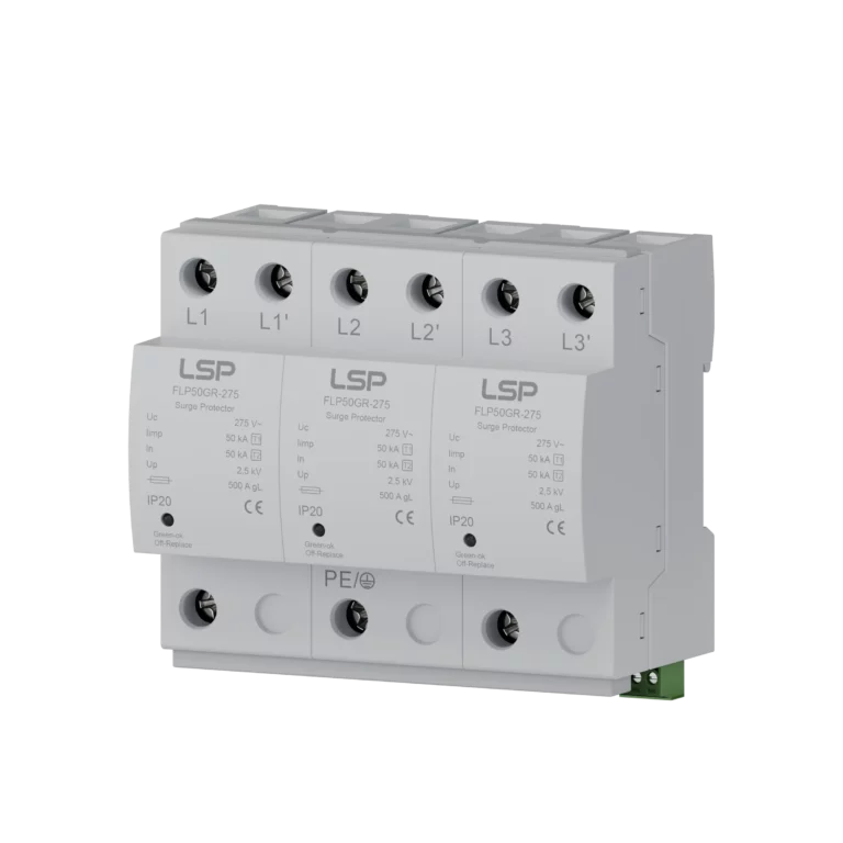 Dispozitiv de protecție &icirc;mpotriva supratensiunii de tip Spark Gap 1 SPD FLP50GR-275-3S img1