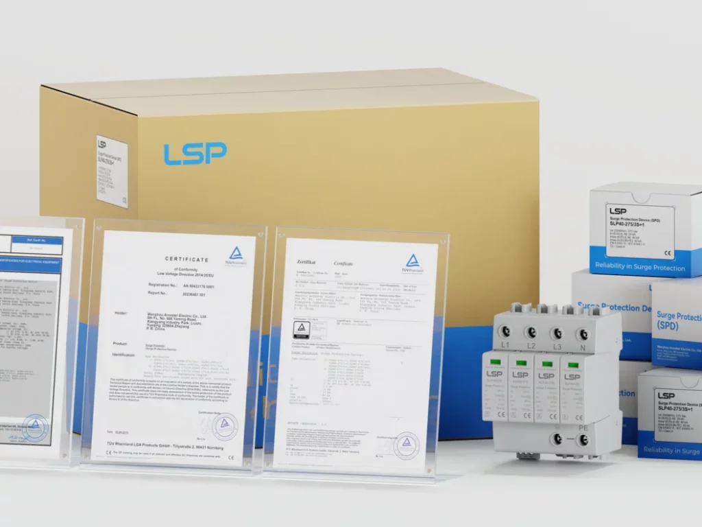 신뢰할 수 있는 종합형 2종 서지 보호 장치(SPD)